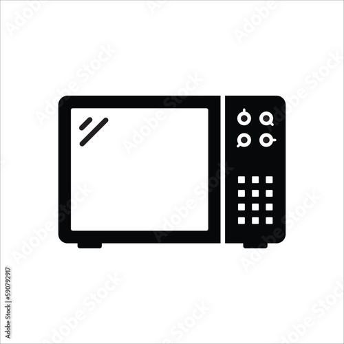 Microwave vector icon. Microwave flat sign design. Microwave symbol pictogram. UX UI icon