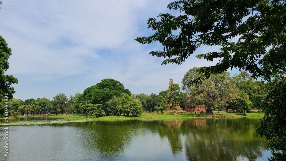 Fototapeta premium 落ち着いた雰囲気の公園