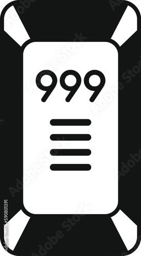Gold bar reserve icon simple vector. Bank finance. Money reserve