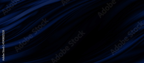 Blue luxury fabric background 3d render