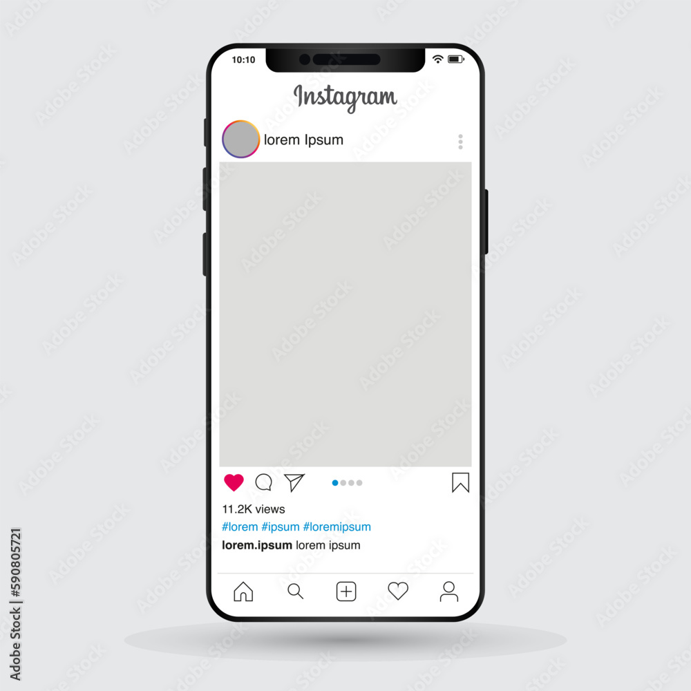 mumbai-9th-april-2023-instagram-post-mockup-template-on-an-apple