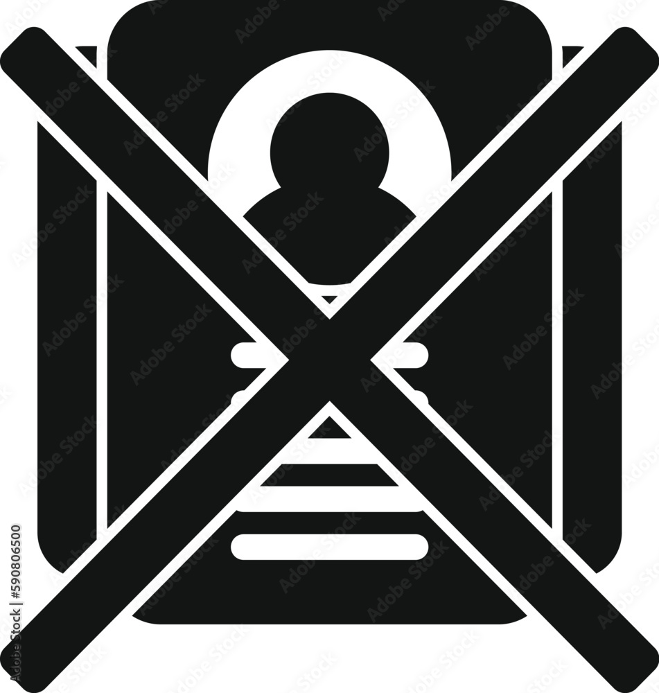 Blacklist icon simple vector. Business user. Data digital Blacklist icon simple vector. Business user. Data digital