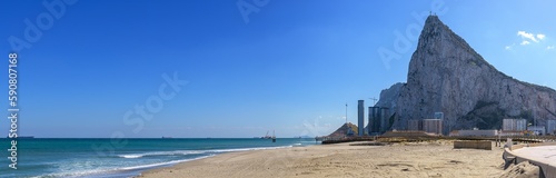 the rock of gibraltar british overseas territory