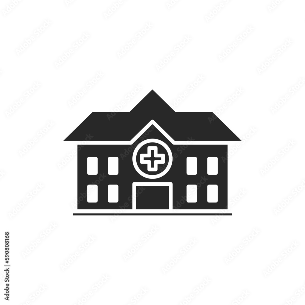 Hospital icon, isolated Hospital sign icon, vector illustration Hospital icon, isolated Hospital sign icon, vector illustration