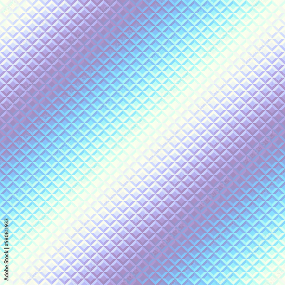 Textured light blue seamless diagonal gradient. Smooth abstract background. Vector image.