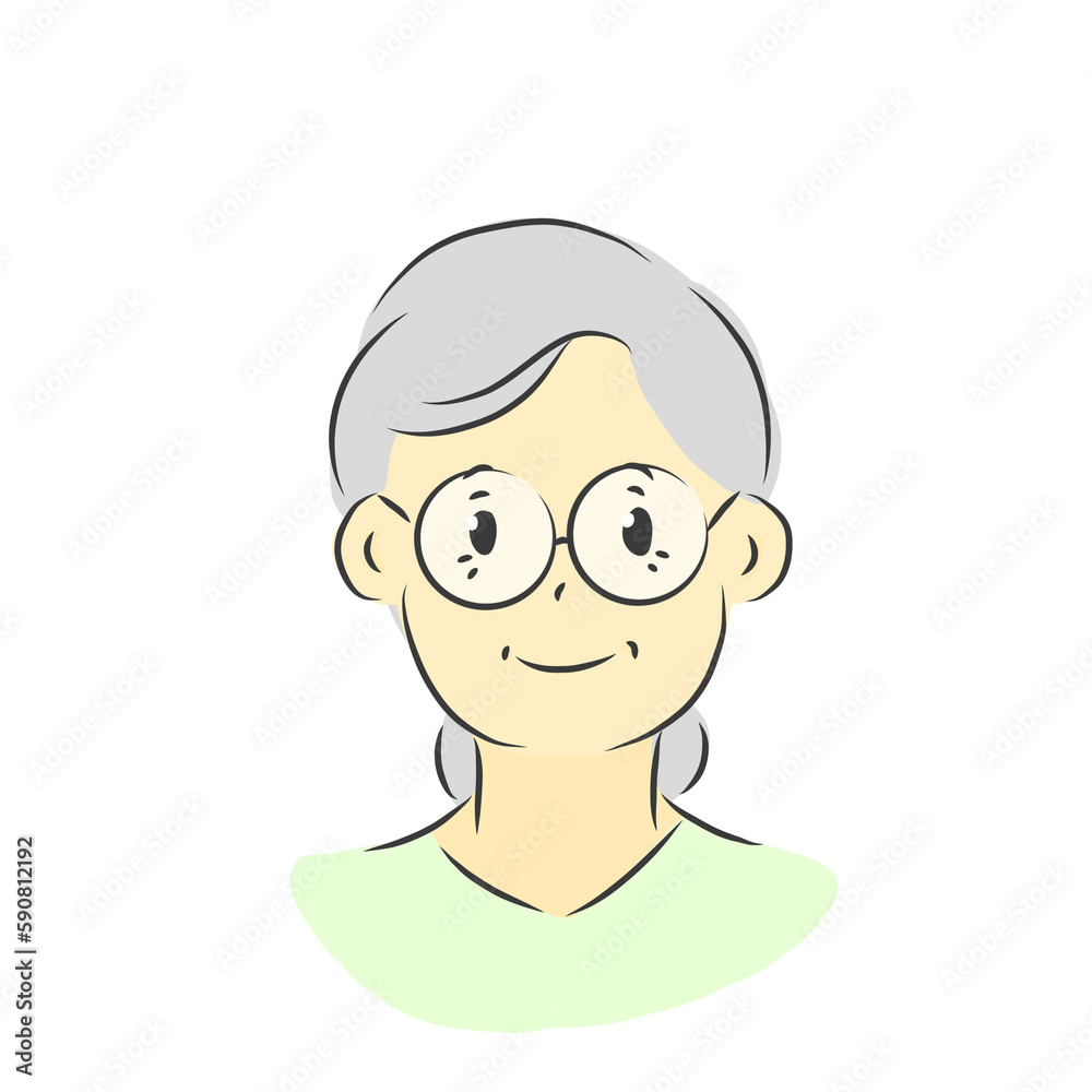 portrait of an old person portrait of an old person