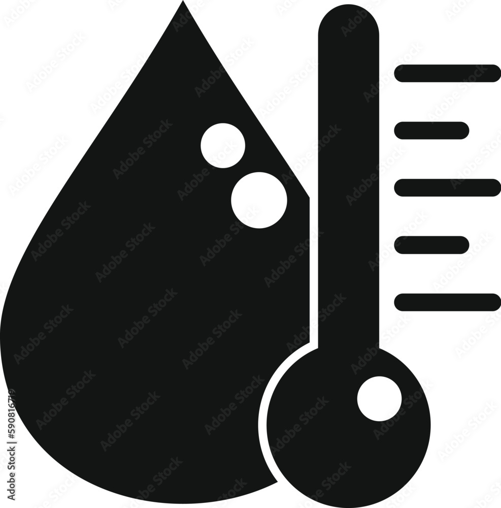 Repair temperature icon simple vector. Refrigerator service. Cold home Repair temperature icon simple vector. Refrigerator service. Cold home