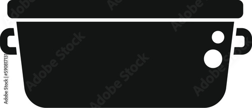 Refrigerator repair toolbox icon simple vector. Service equipment. Home fridge