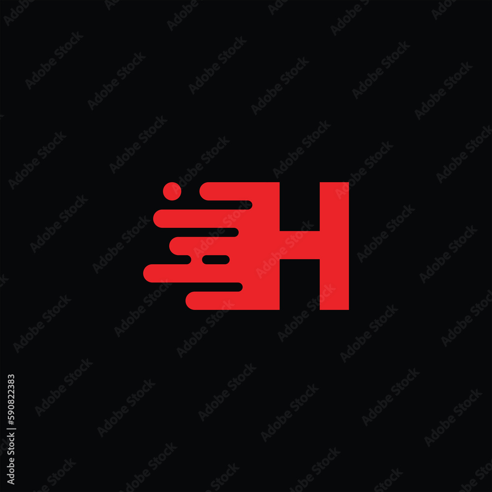 Obraz premium letter h icon logo business template