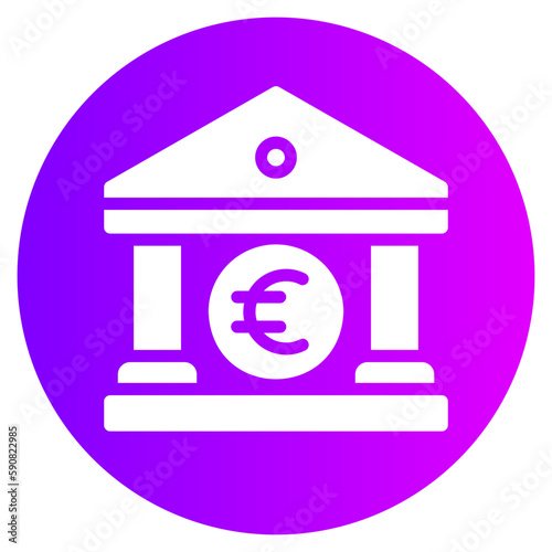 bank gradient icon