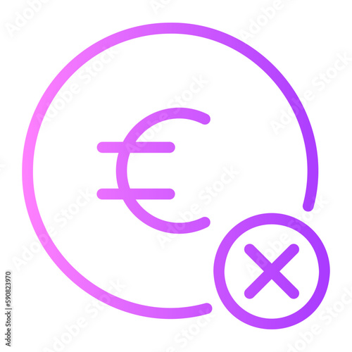 not accepted gradient icon
