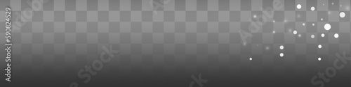 Silver Snow Vector Grey Panoramic Background.