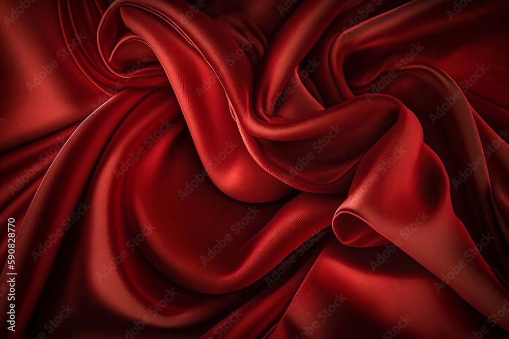Obraz premium red silk background