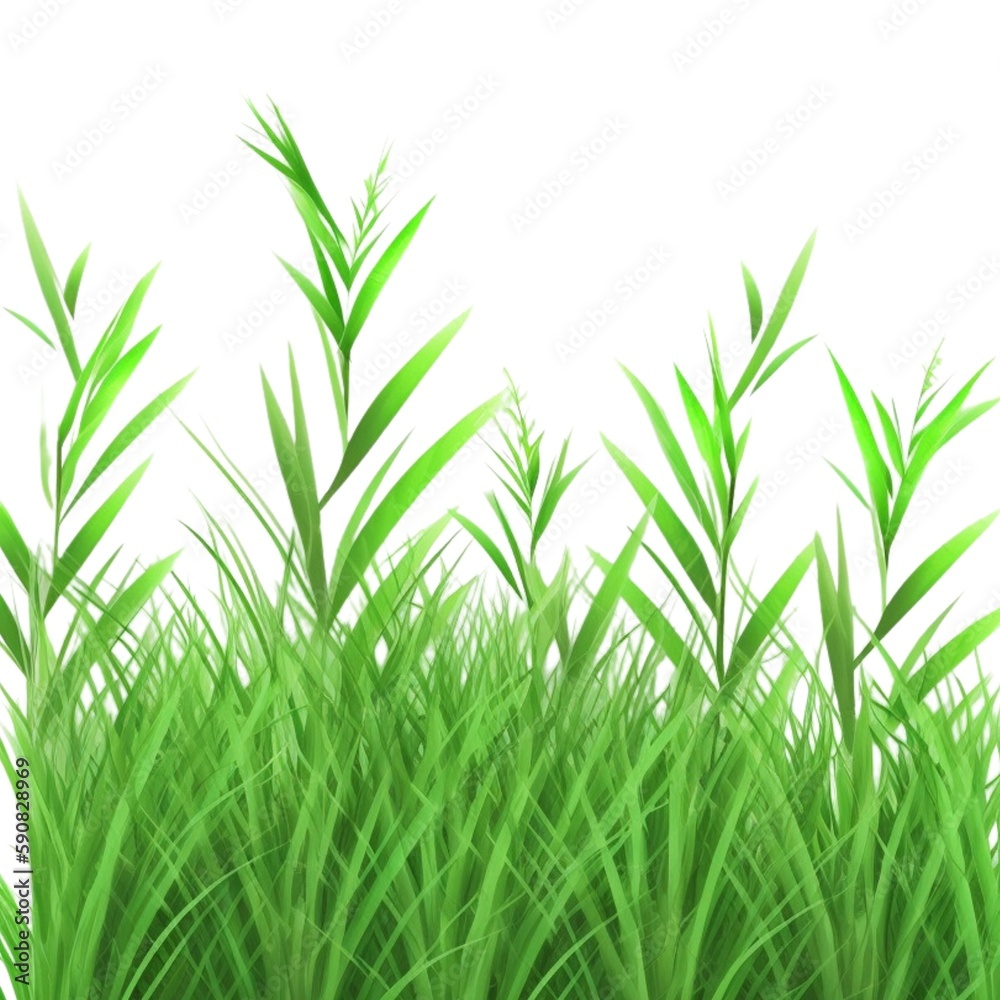 A simple and minimalist image of lush green grass on a white background, highlighting the natural beauty and calming effect of nature. A simple and minimalist image of lush green grass on a white background, highlighting the natural beauty and calming effect of nature.