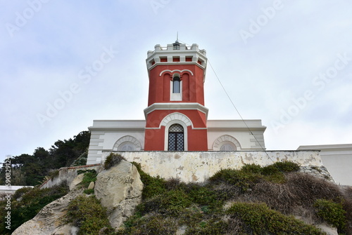 Lighthouse  in Capo d Orlando on island Sicily,Italy © gallas