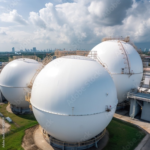 Chemical storage tanks for petroleum and petrochemical products used in oil and gas terminals. generative ai