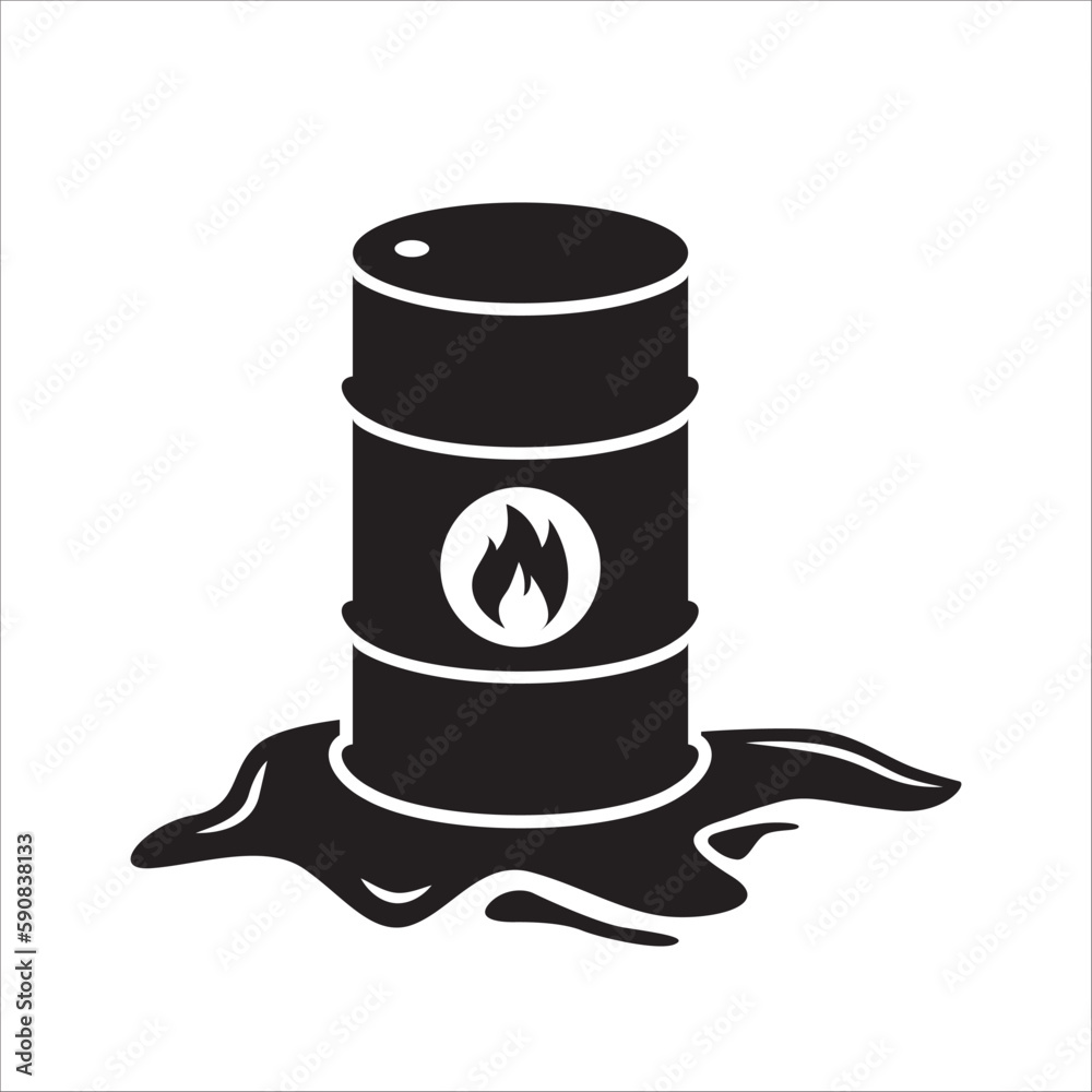 Oil barrel vector icon. Crude oil flat sign design. Oil can symbol pictogram. UX UI icon Oil barrel vector icon. Crude oil flat sign design. Oil can symbol pictogram. UX UI icon