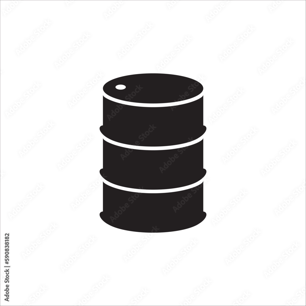 Oil barrel vector icon. Crude oil flat sign design. Oil can symbol pictogram. UX UI icon Oil barrel vector icon. Crude oil flat sign design. Oil can symbol pictogram. UX UI icon