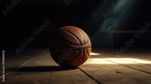 Basketball. Generative AI © Diatomic