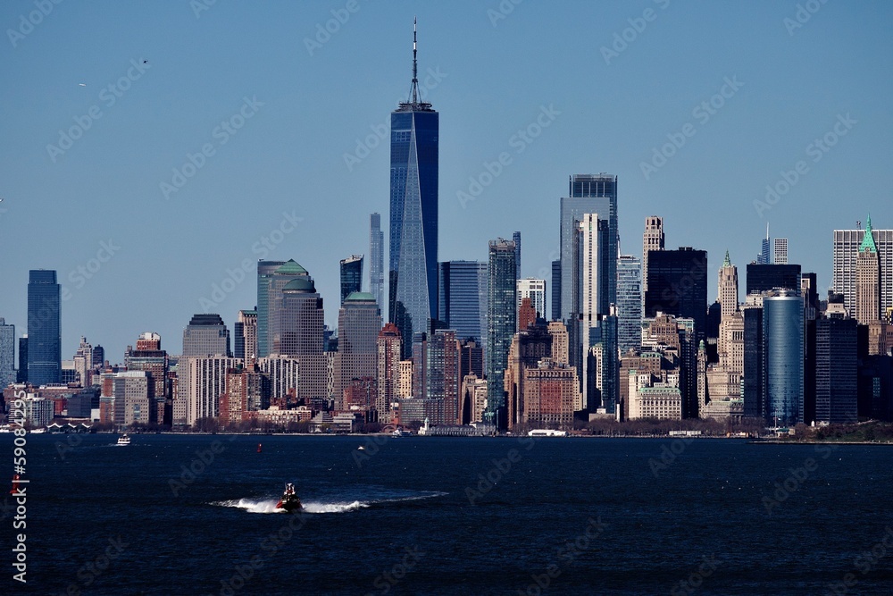 Fototapeta premium New York City, One World Trade Center