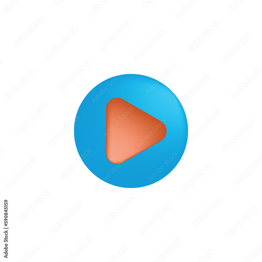 Video play button icon vector illustration Video play button icon vector illustration