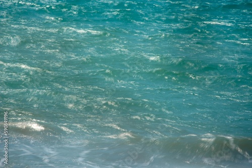 background texture of the blue sea