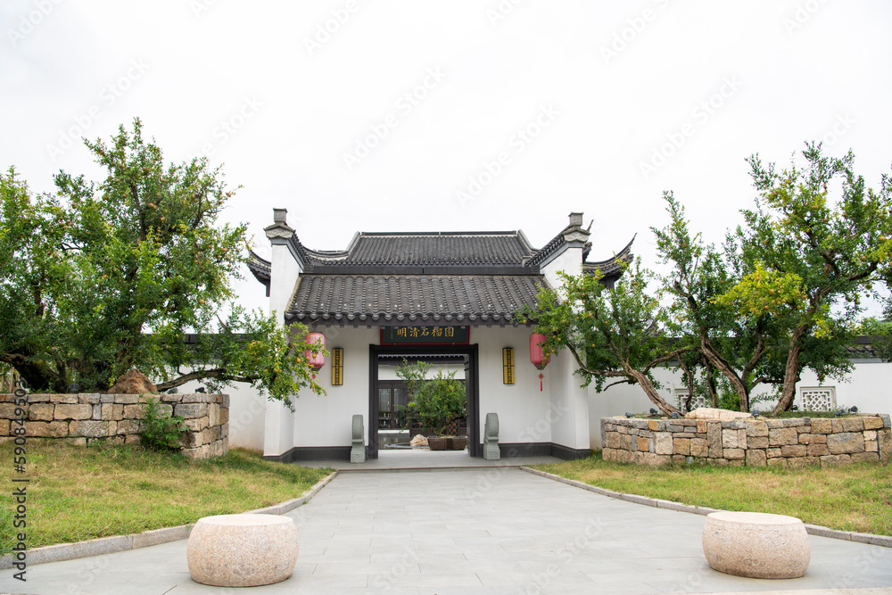 Chinese antique buildings, upscale courtyards