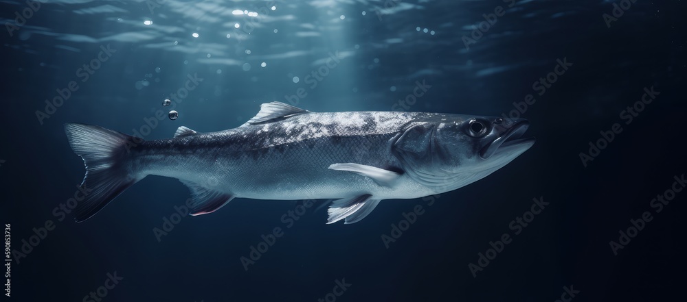 Naklejka premium Alaska Pollock 