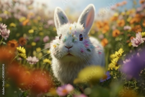 Rabbit in the garden, Generative AI