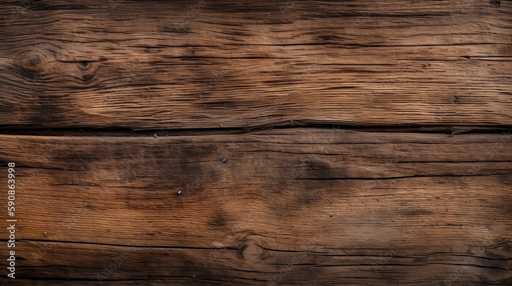 Fototapeta premium Beautiful photorealistic wood texture, background. Created using generative Ai