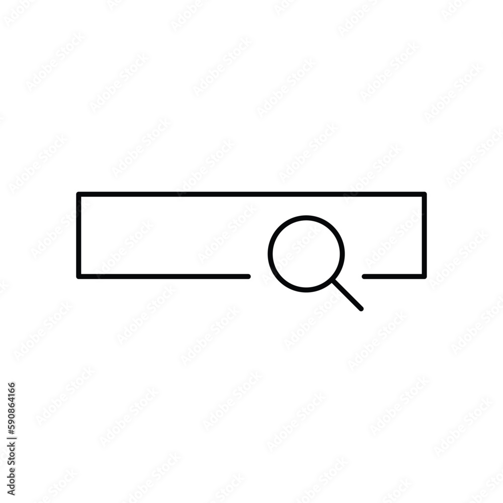 Website search vector icon. Site search flat sign design. Web site loupe search symbol pictogram. UX UI icon Website search vector icon. Site search flat sign design. Web site loupe search symbol pictogram. UX UI icon