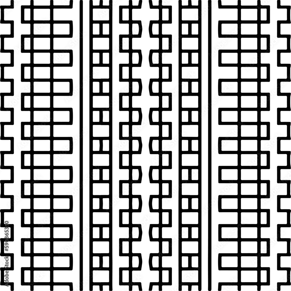 
Black and white abstract patterns.Seamless monochrome repeating pattern for web page, textures, card, poster, fabric, textile.