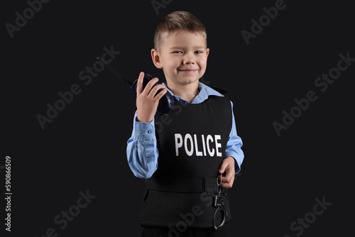 Cute little police officer ...