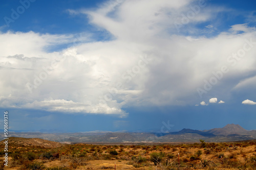 Storm Clouds Sonora Desert Foothills Arizona