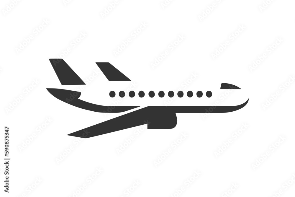 The plane icon. Vector illustration desing.
