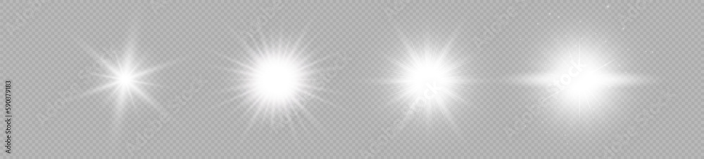 Naklejka premium Light effect of lens flares