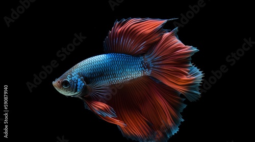 Mystical Beauty: The Betta Fish © Emojibb.Family