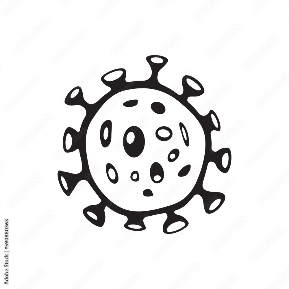 Illustration of virus vector icon. Corona virus icon flat sign design. Microbe symbol pictogram. Bactery icon. Coronavirus bacteria symbol. UX UI icon Illustration of virus vector icon. Corona virus icon flat sign design. Microbe symbol pictogram. Bactery icon. Coronavirus bacteria symbol. UX UI icon