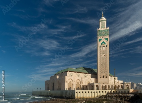 View of the famous Mosque in Casablanca, Morocco © Philippe