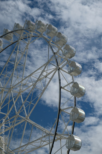 ferris wheel against the sky, Manila
