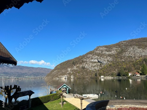 Vue du Lac d'Annecy depuis Talloires-Montmin