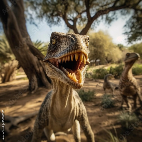 realistic image of a velociraptor © LuizGonzaga