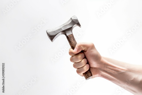 Labour day hand hammer. Generate Ai