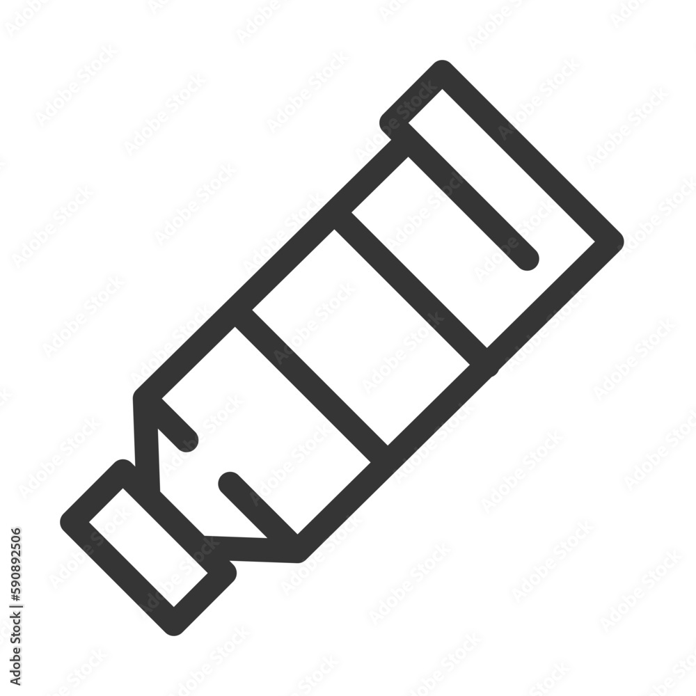 Pixel perfect, editable stroke, up scalable, line, vector bloop icon.