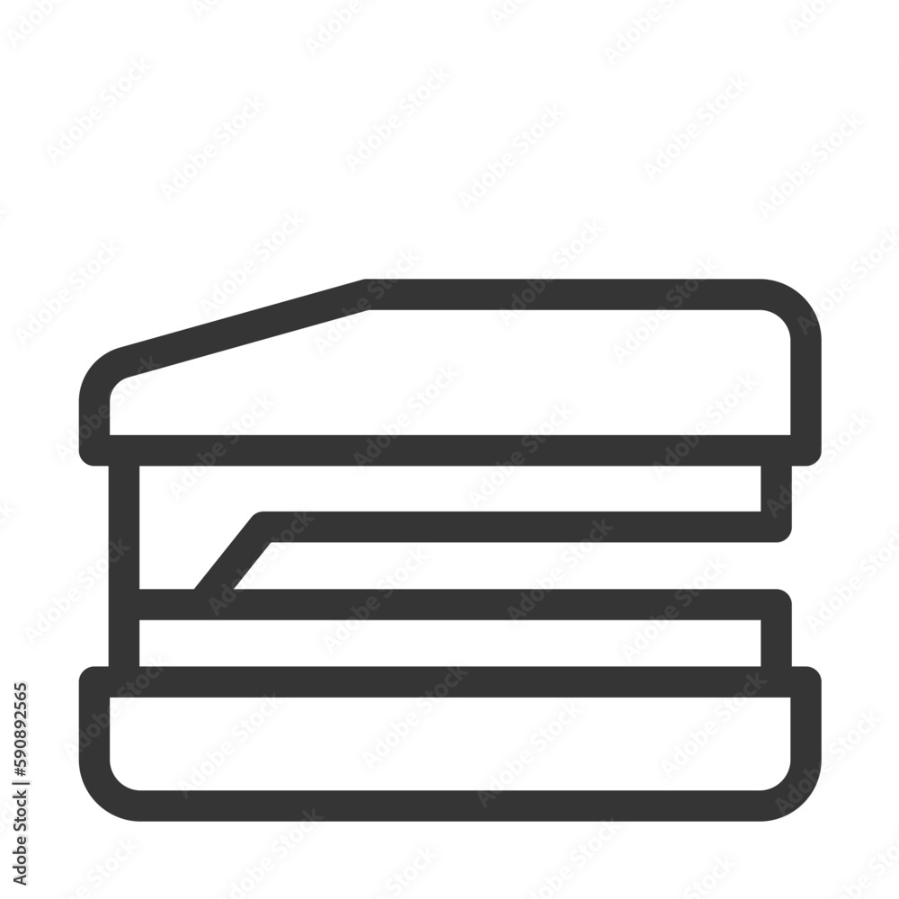 Pixel perfect, editable stroke, up scalable, line, vector bloop icon.
