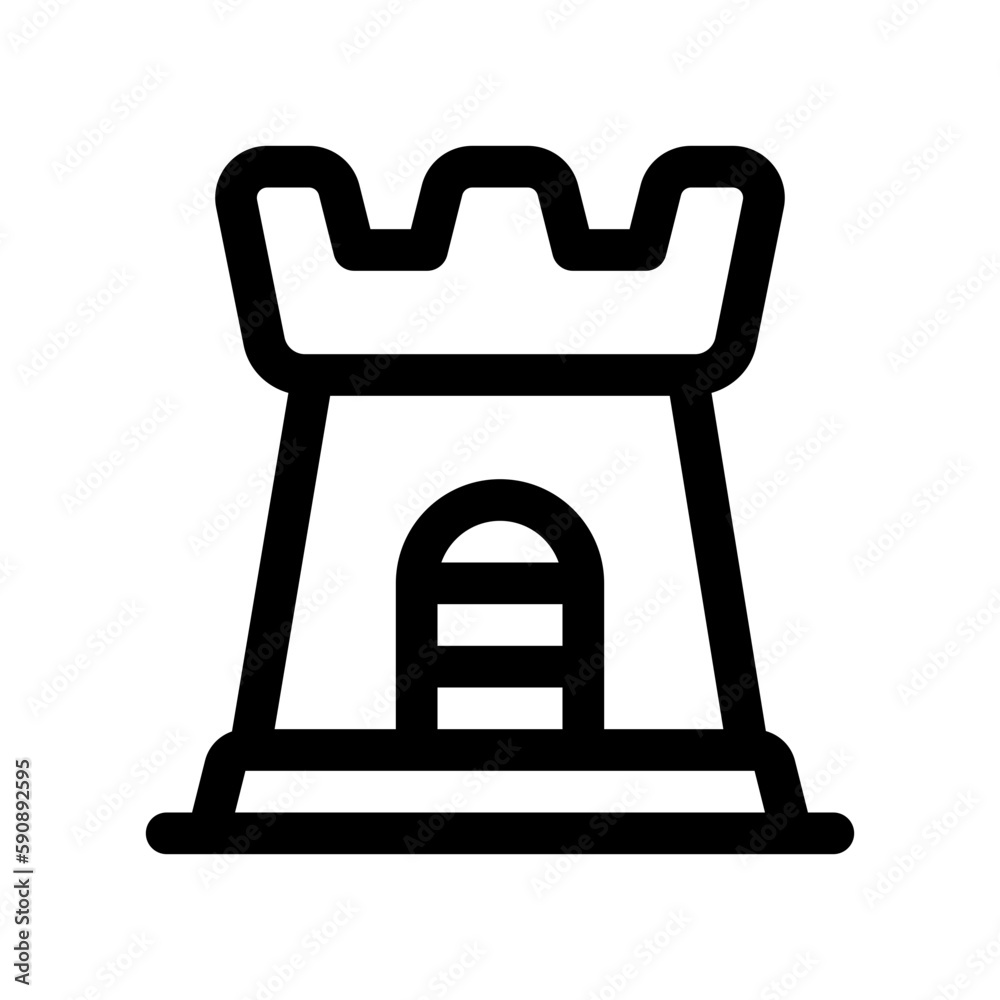 Editable castle vector icon. Part of a big icon set family. Perfect for web and app interfaces, presentations, infographics, etc Editable castle vector icon. Part of a big icon set family. Perfect for web and app interfaces, presentations, infographics, etc