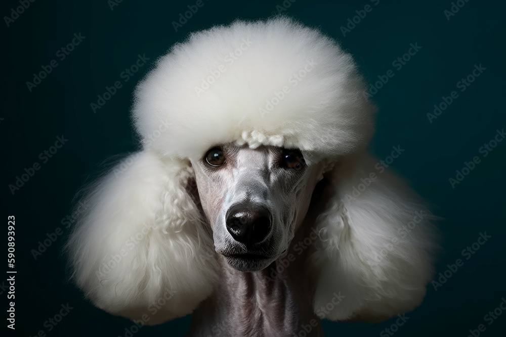 Poodle dog. Generate Ai Poodle dog. Generate Ai