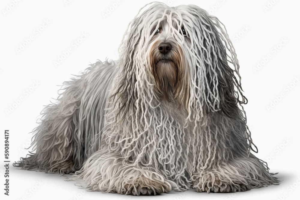 Unique Bergamasco Dog Image: Showcasing the Loyal and Protective Nature of this Rare Breed
