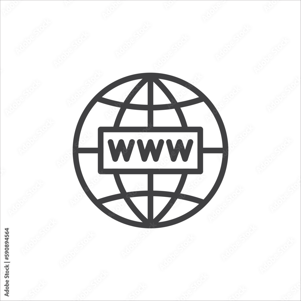 Web icon. Global network icon. Website vector icon. Site flat sign design. Www symbol pictogram. Www icon. UX UI icon Web icon. Global network icon. Website vector icon. Site flat sign design. Www symbol pictogram. Www icon. UX UI icon