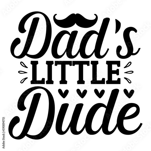 Dad's little dude svg